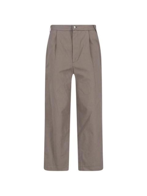 straight-leg trousers