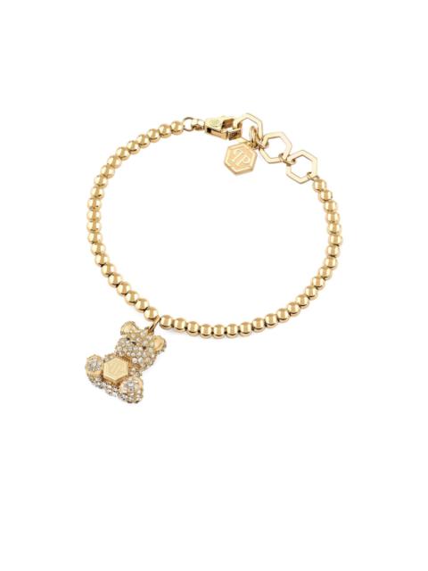 Valentine teddy-charm bracelet