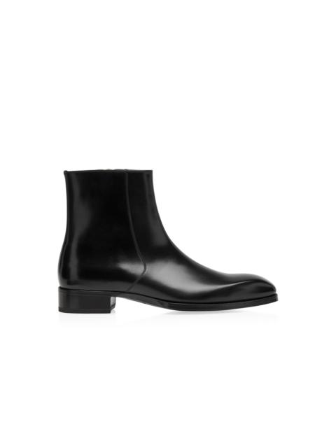 BURNISHED LEATHER ELKAN ZIP BOOT