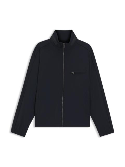 PACKABLE-HOOD JACKET WITH WATER-REPELLENT FINISH