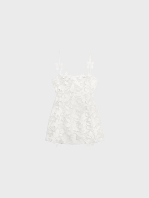 SHORT DRESS IN MACRAMÉ LACE
