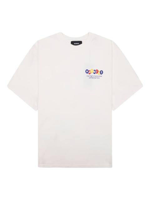 balloon-print T-shirt