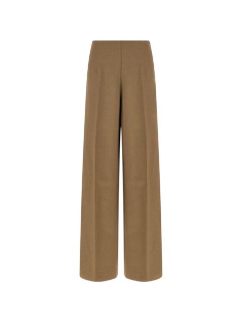 sequin straight trousers