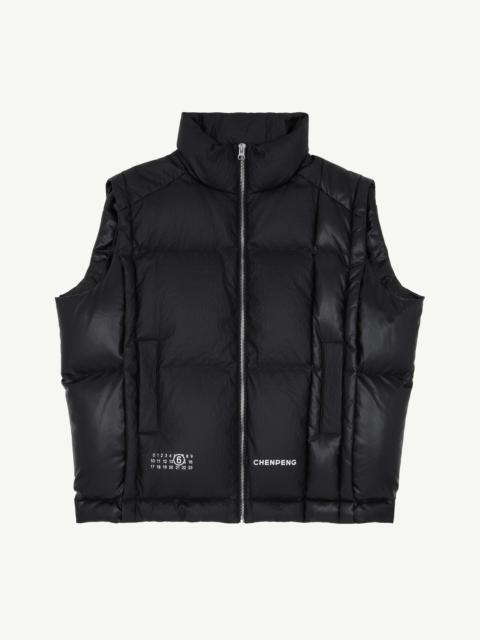 MM6 x Chen Peng Puffer gilet