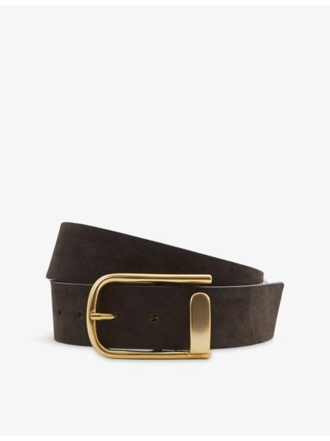 Iyla half-keeper suede belt