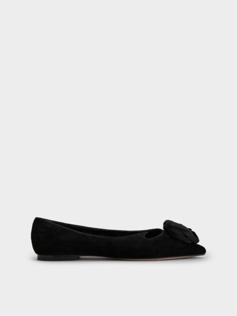 Rose Vivier Ballerinas in suede