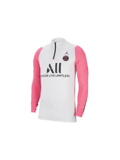Jordan x Paris Saint Germain Strike Vaporknit L/S T-shirt White/Pink/Black