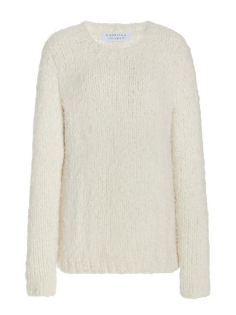 Lawrence Knit Sweater in Ivory Welfat Cashmere