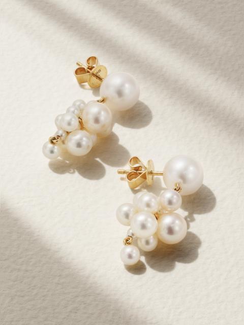 Botticelli 14-karat Gold Pearl Earrings