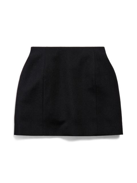 Women's Hourglass Mini Skirt in Black