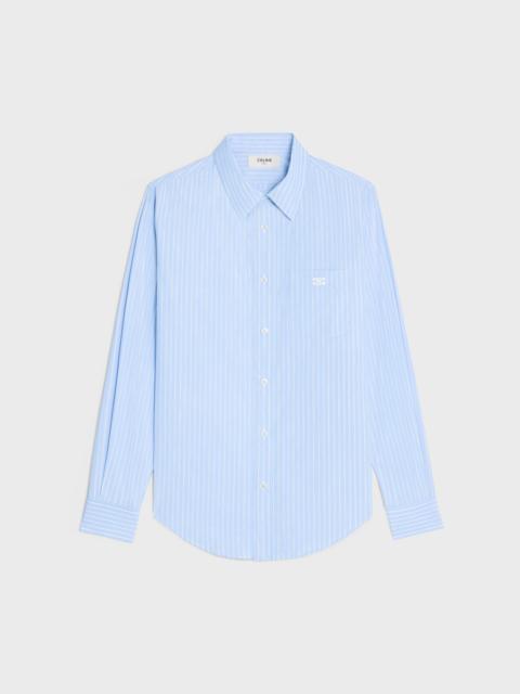 loose shirt IN STRIPED COTTON POPLIN