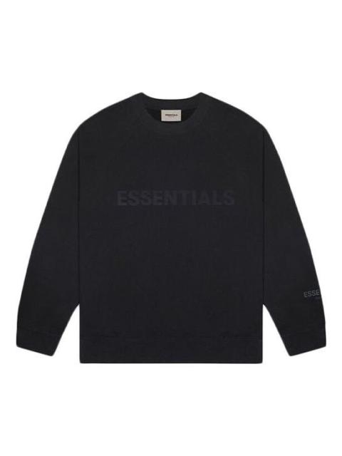 Fear of God Essentials SS20 Long Sleeve Sweater Black FOG-SS20-295