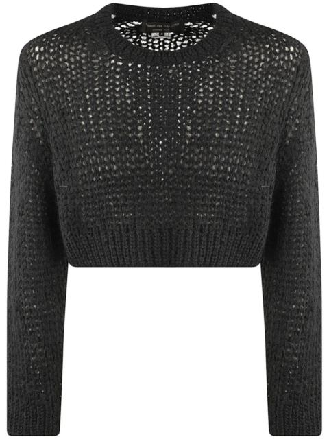 open-knit jumper