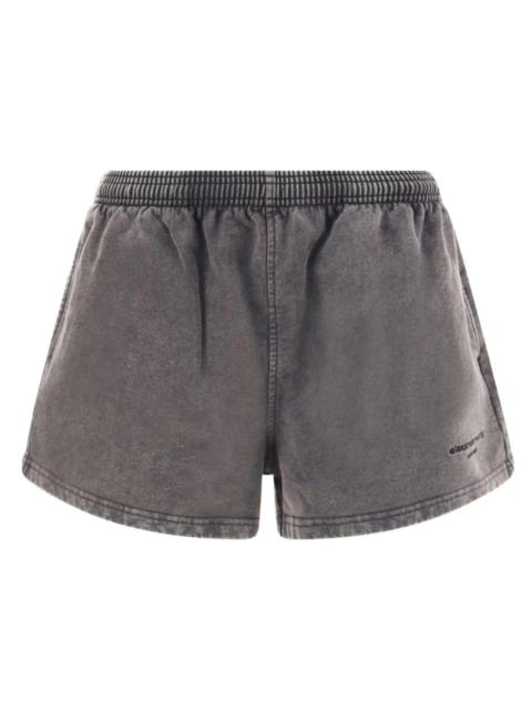 Alexander Wang Running Shorts Washed Black