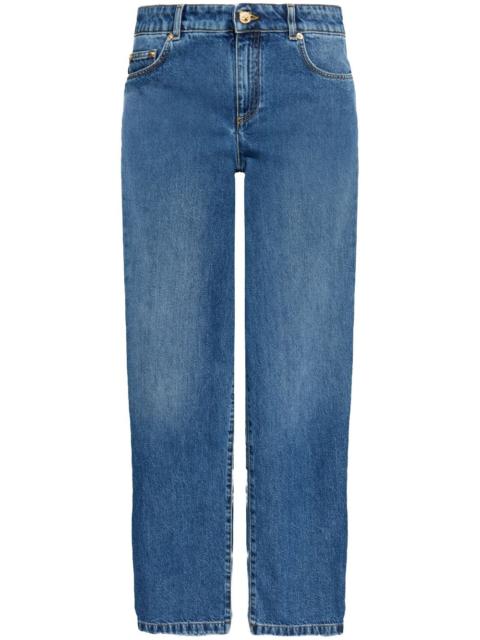 straight-leg jeans
