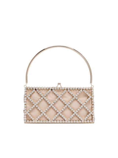 Garofano crystal-embellished top-handle bag