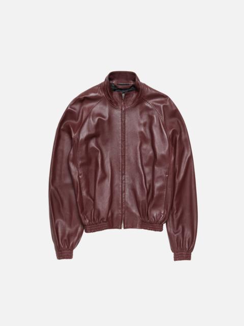 Leather jacket - Rum brown
