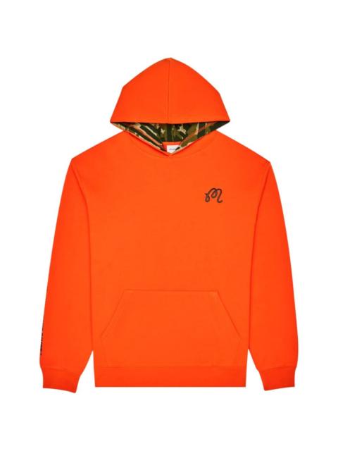 logo-embroidered hoodie