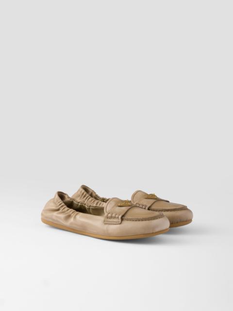 Nappa leather loafers