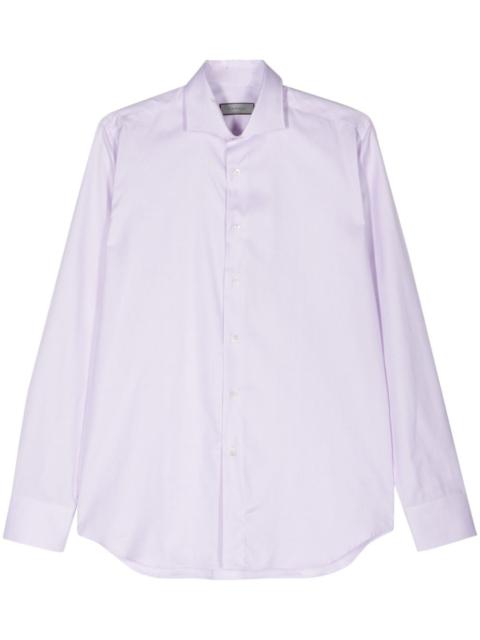 mini-check cotton shirt