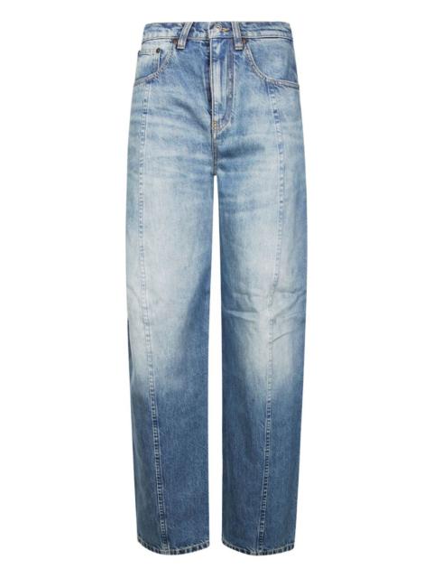 panelled jeans
