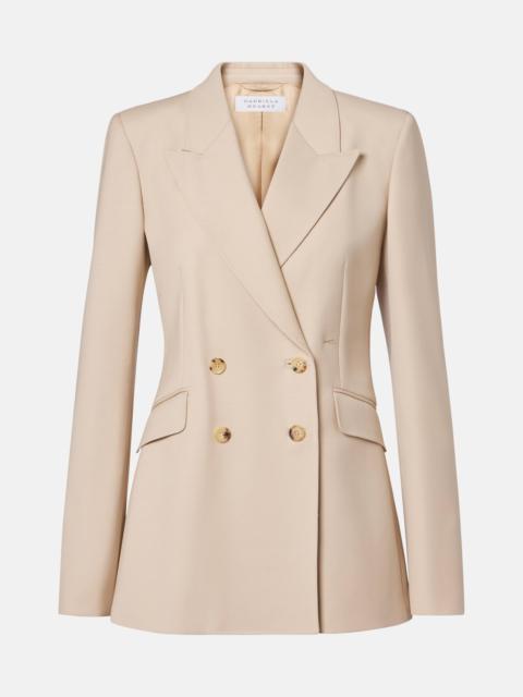 Stephanie double-breasted wool blazer