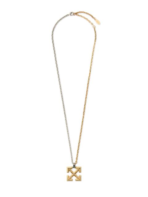 Bicolor Arrow Pendant Necklace