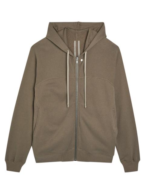 Rick Owens Felpa Hooded Cotton Sweatshirt