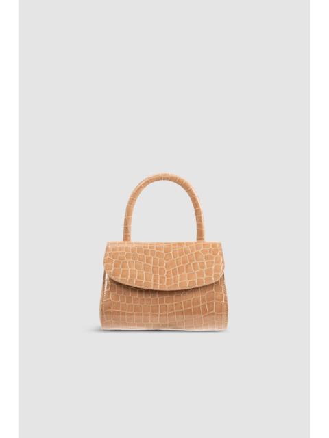 Mini 2.0 Light Tan Croco Embossed Leather Top-Handle Bag