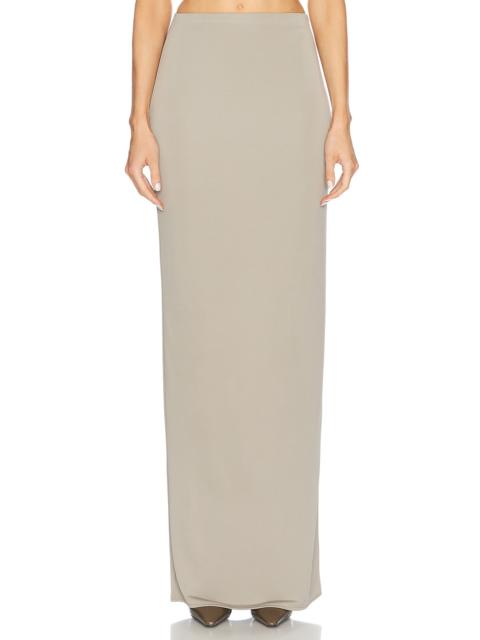 Matte Jersey Slim Skirt