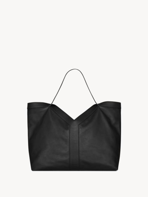 Y LARGE TOTE IN LEATHER