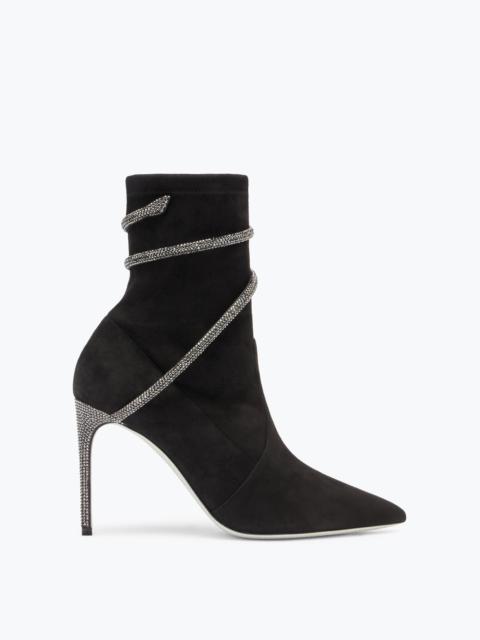 Cleo Crystals Black Bootie 100