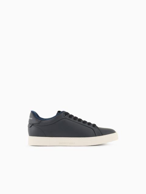 Supple leather sneakers