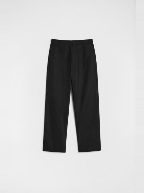 Cotton Tapered Trousers