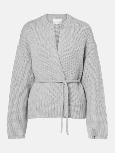 Ginza cashmere wrap cardigan