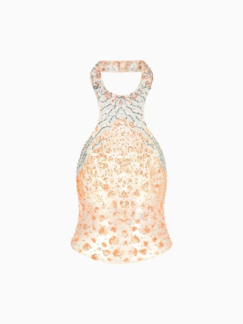 EMBROIDERED TULLE TOP