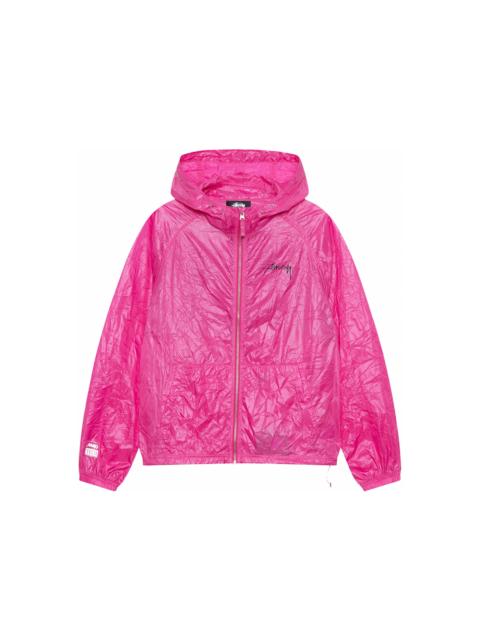 Stussy Wrinkled Nylon Beach Shell Jacket Magenta