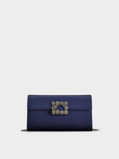 Efflorescence Clutch in satin