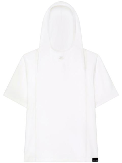 cotton hooded T-shirt