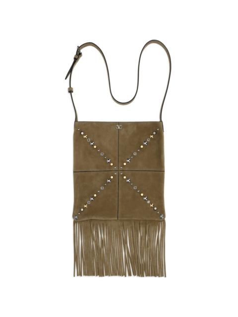 Nellcôte studded fringed shoulder bag