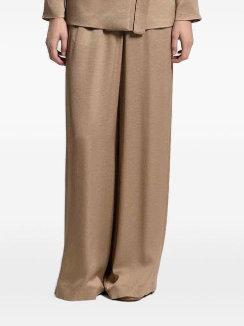 elasticated-waistband trousers