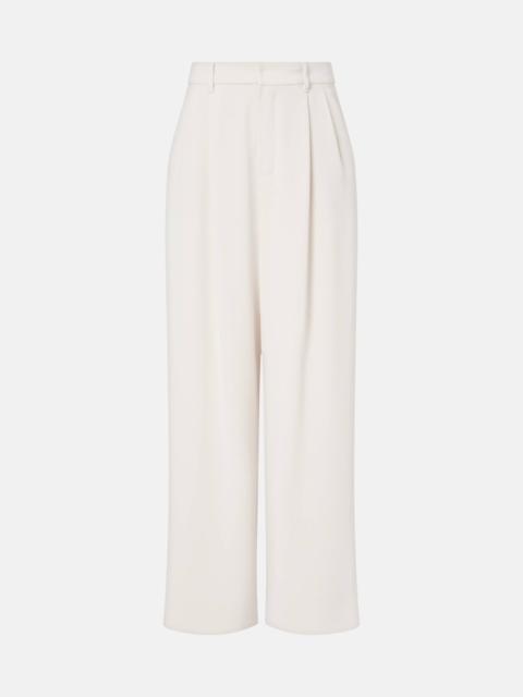 Donata pleated wide-leg pants