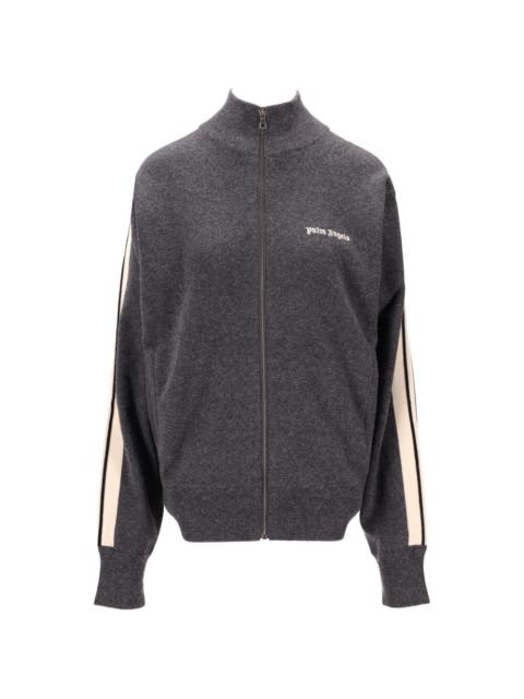 logo stripe track jacket