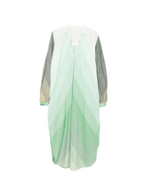 Marrakshi Life Striped Long-sleeve Maxi Dress