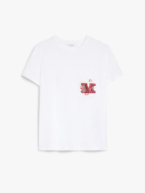 NUNZIO Jersey T-shirt with embroidered pocket