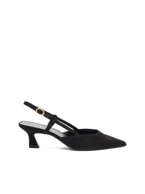 50mm Vinnie slingback pointed-toe pumps