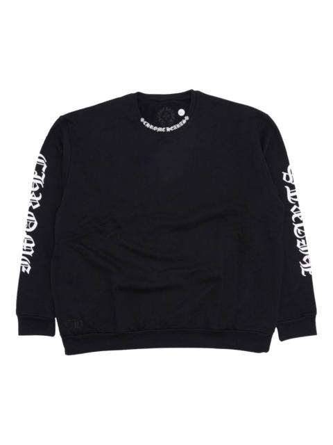neck-logo long-sleeve sweatshirt