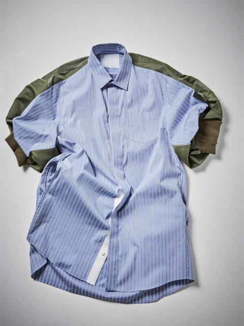 Cotton Poplin x Nylon Twill Dress