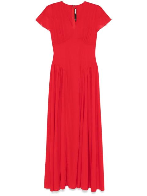 V-neck maxi dress