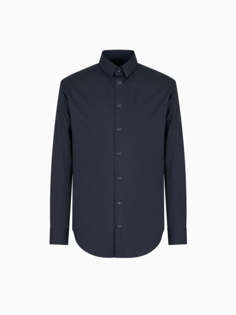 SLIM-FIT SHIRT IN COTTON POPLIN